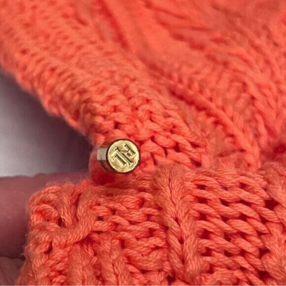 Lauren Ralph Lauren * Black Label Cotton  CABLE KNIT PULLOVER SWEATER  EUC - Picture 8 of 11